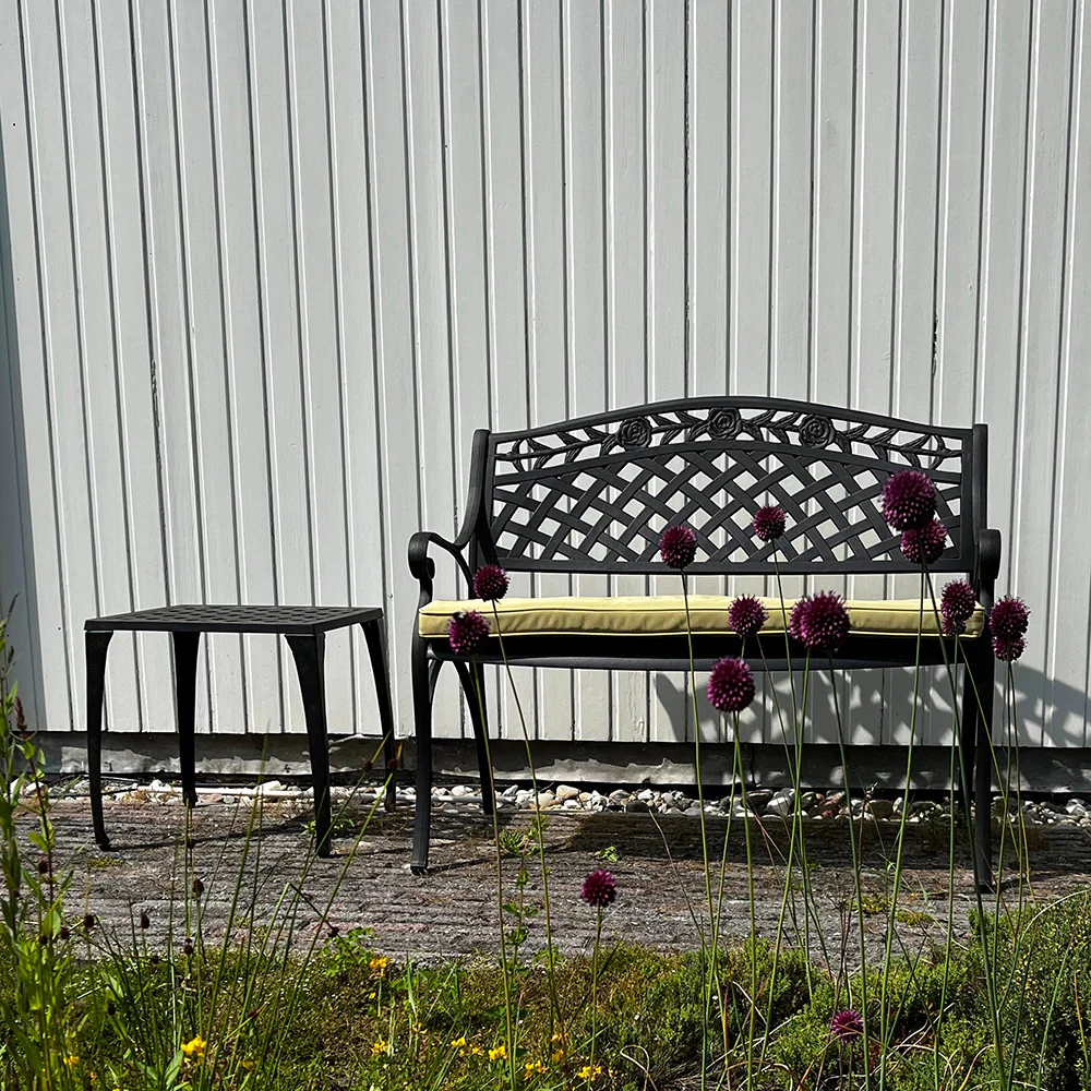 Rose Bench Set - Antique Bronze - Image 17