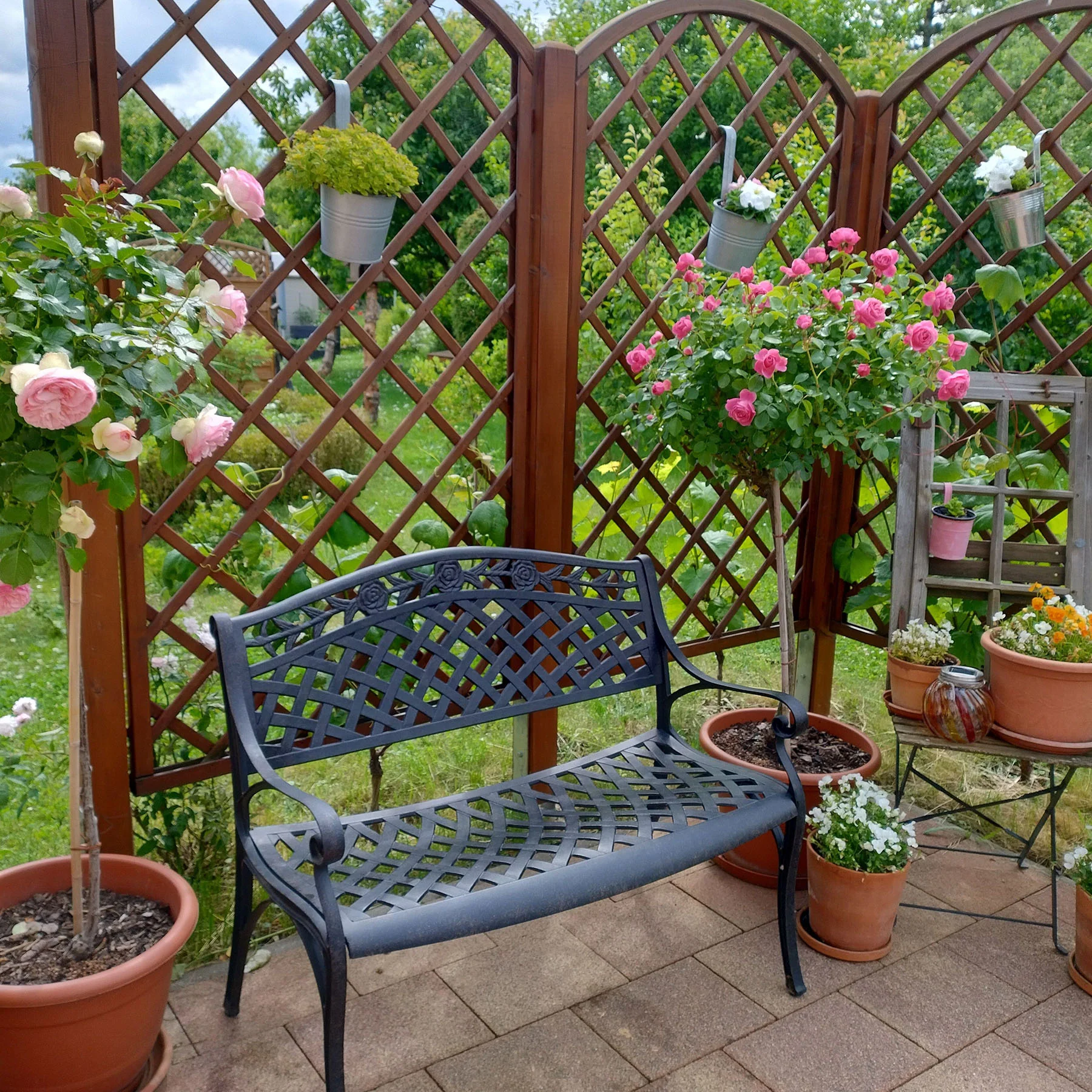 Rose Bench Set - Antique Bronze - Image 21