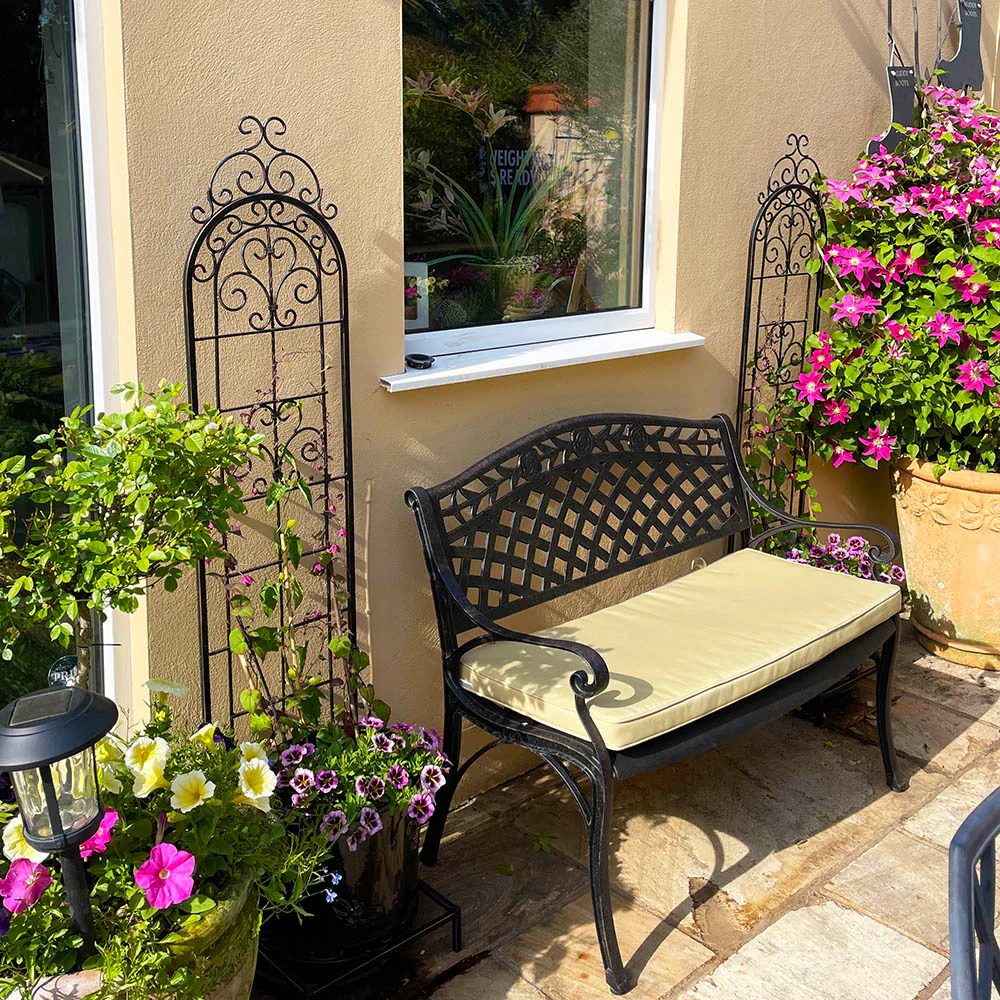 Rose Bench Set - Antique Bronze - Image 5