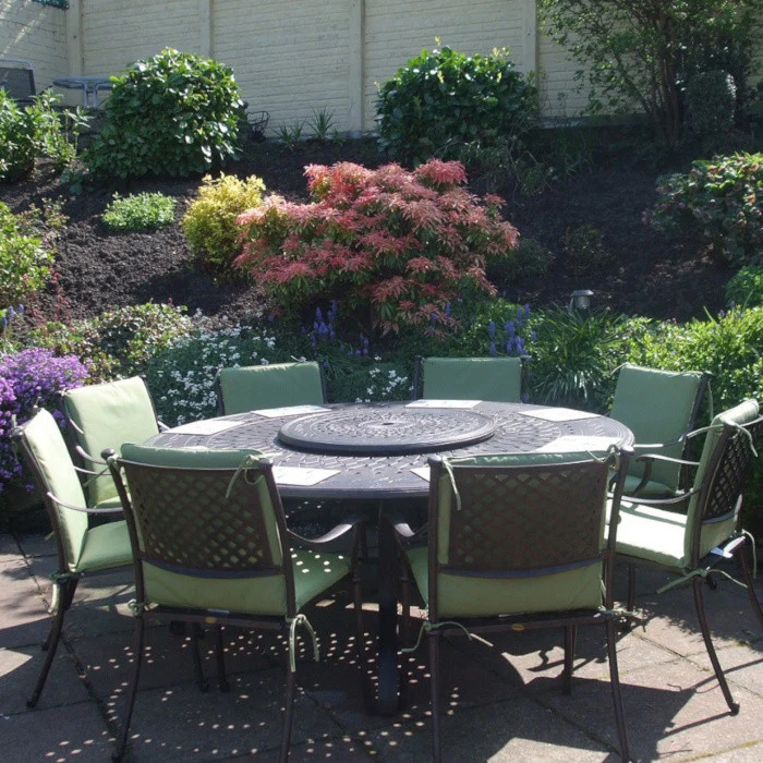 Rosie Table 10 Seater Set - Antique Bronze - Image 9