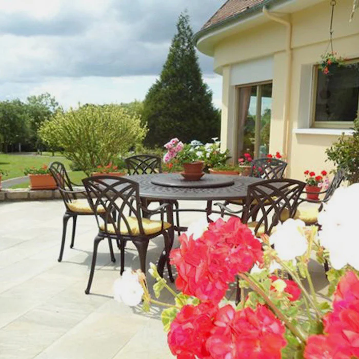 Rosie Table 8 Seater Set - Antique Bronze - Image 10