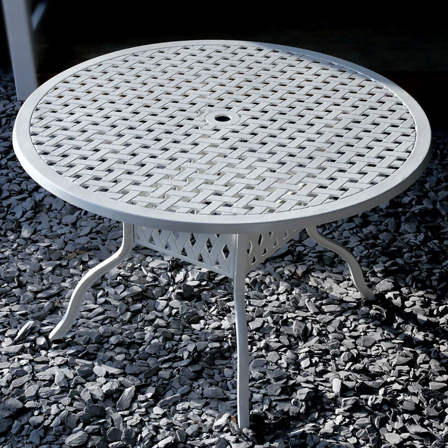 Sarah Table 4 Seater Set - White - Image 7