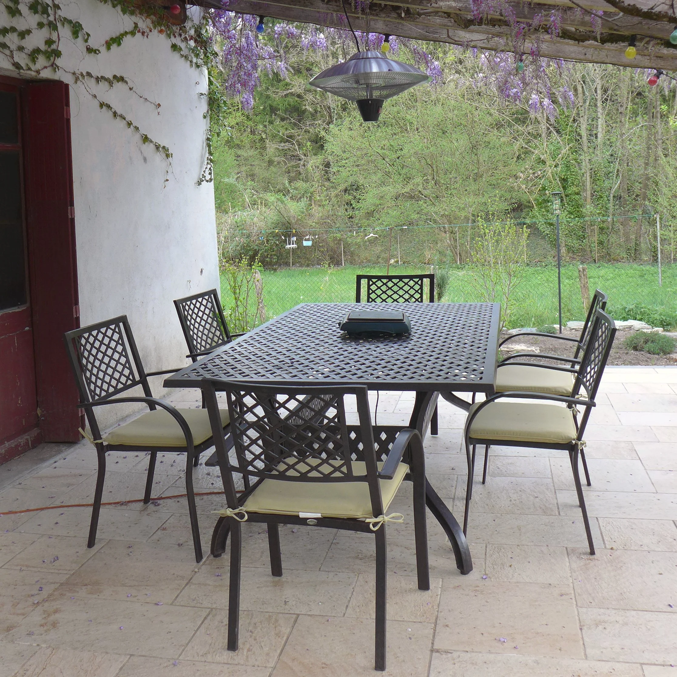 Sophia Table 12 Seater Set - Antique Bronze - Image 11