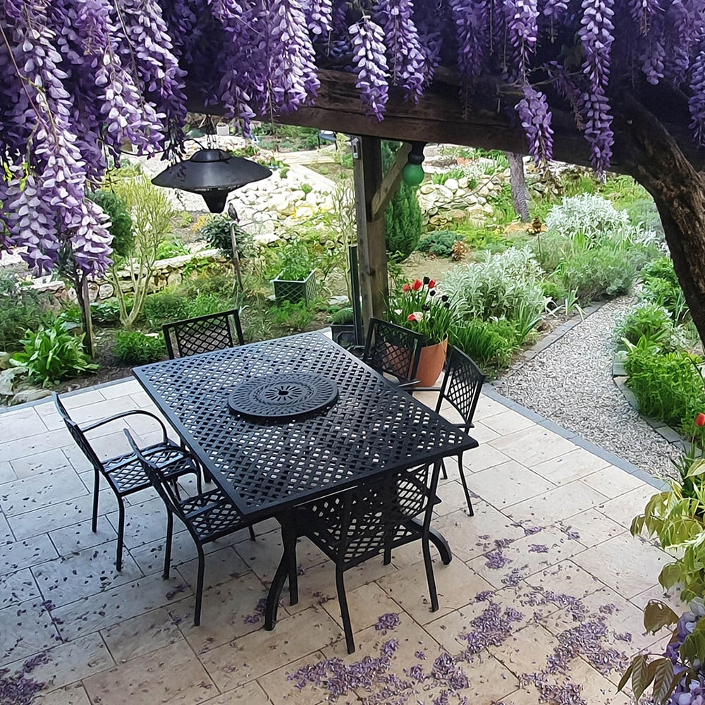 Sophia Table 12 Seater Set - Antique Bronze - Image 5