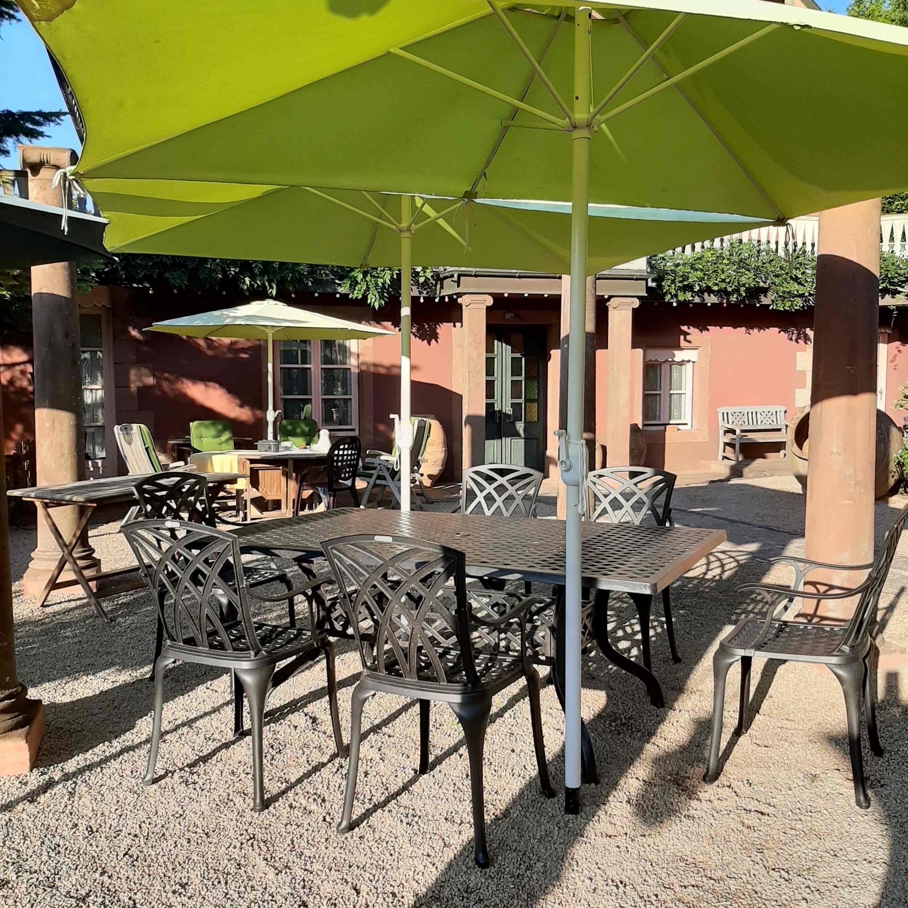 Sophia Table 6 Seater Set - Antique Bronze - Image 16