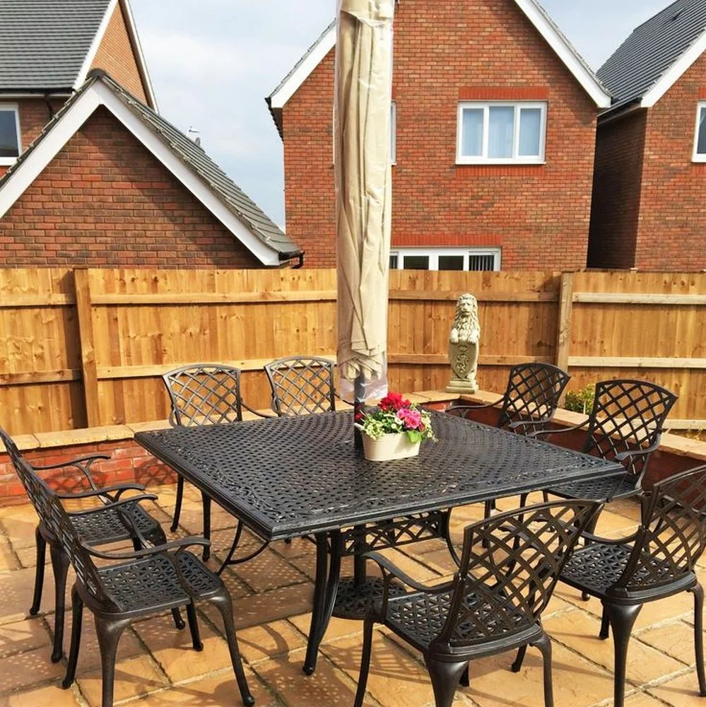 Tanya Table 8 Seater Set - Antique Bronze - Image 11