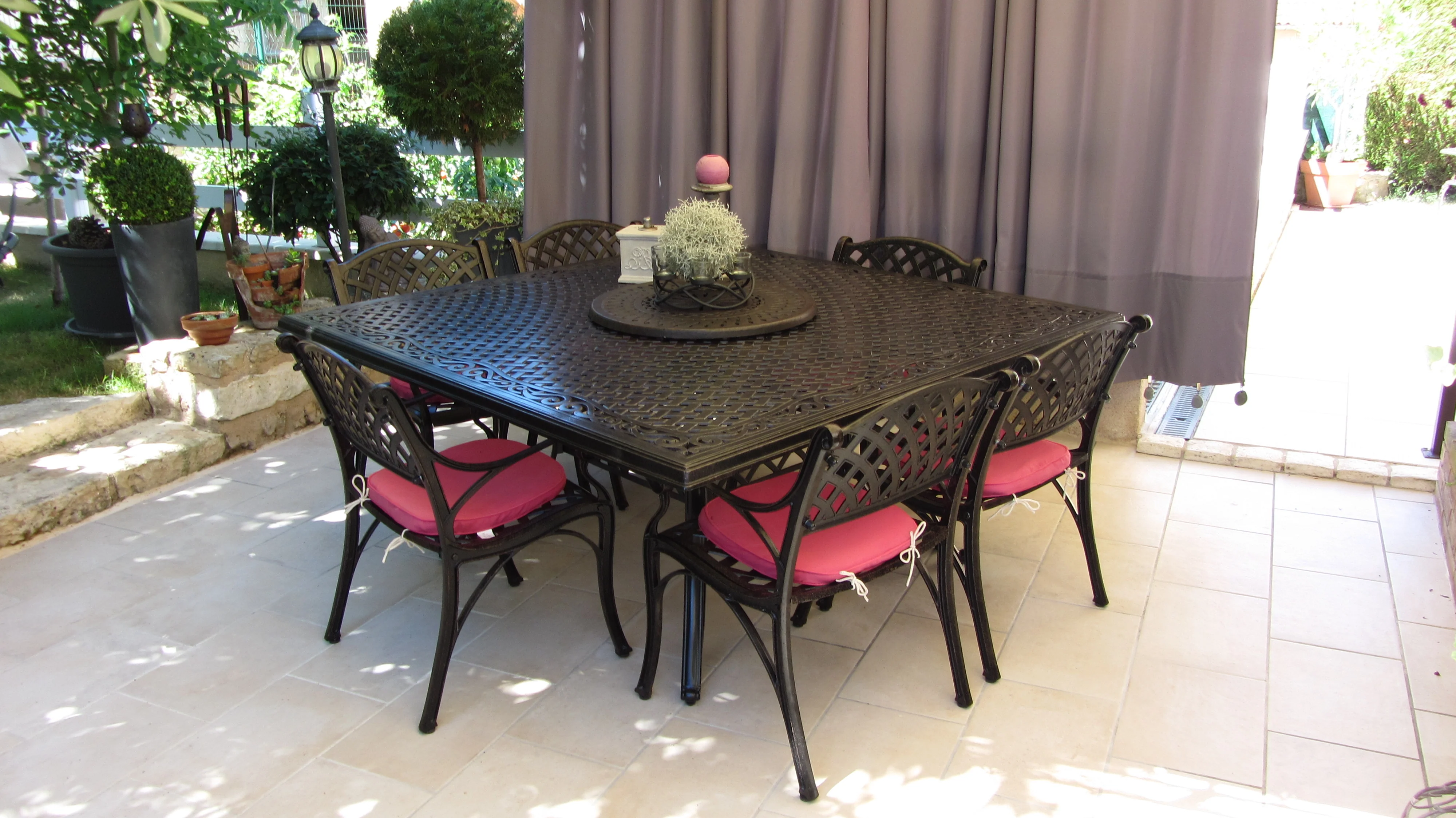 Tanya Table 8 Seater Set - Antique Bronze - Image 13