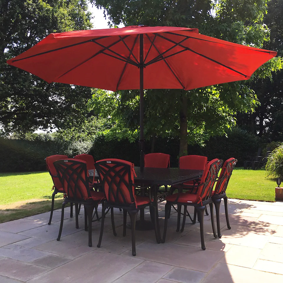 Tanya Table 8 Seater Set - Antique Bronze - Image 4