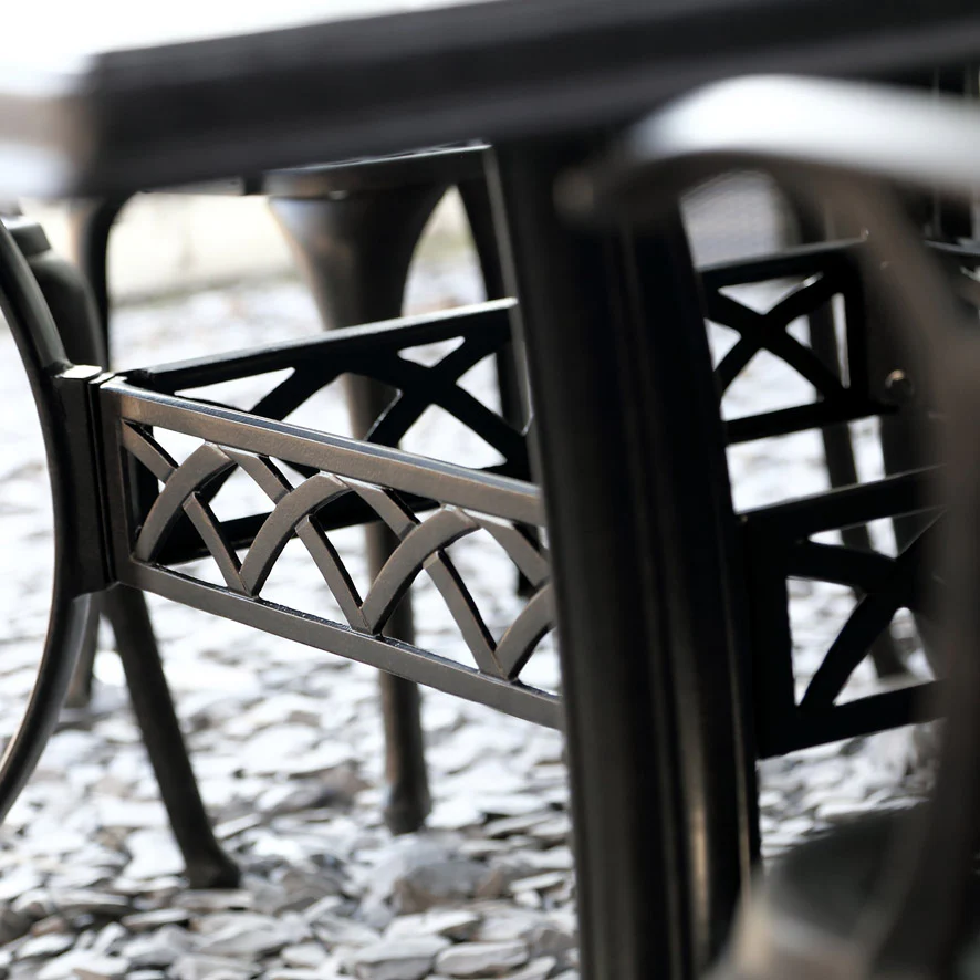 Tanya Table 8 Seater Set - Antique Bronze - Image 8