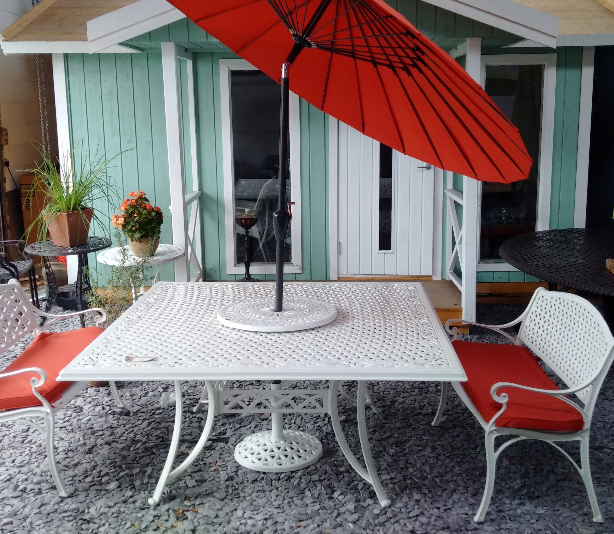 Tanya Table 8 Seater Set - White - Image 3