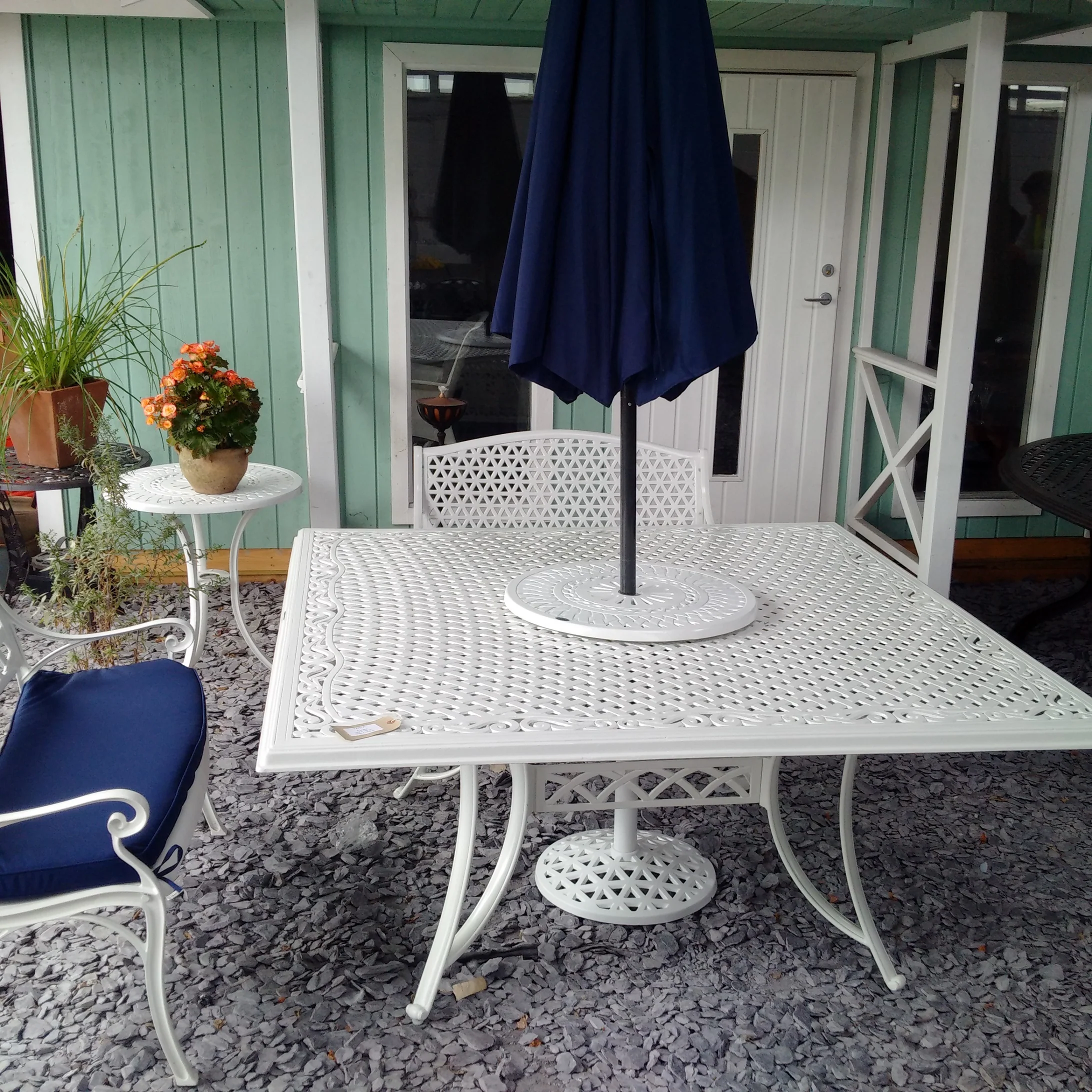 Tanya Table 8 Seater Set - White - Image 5