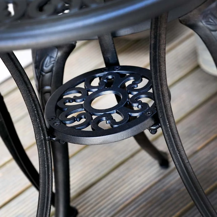 Tulip Bistro 2 Seater Set - Antique Bronze - Image 16