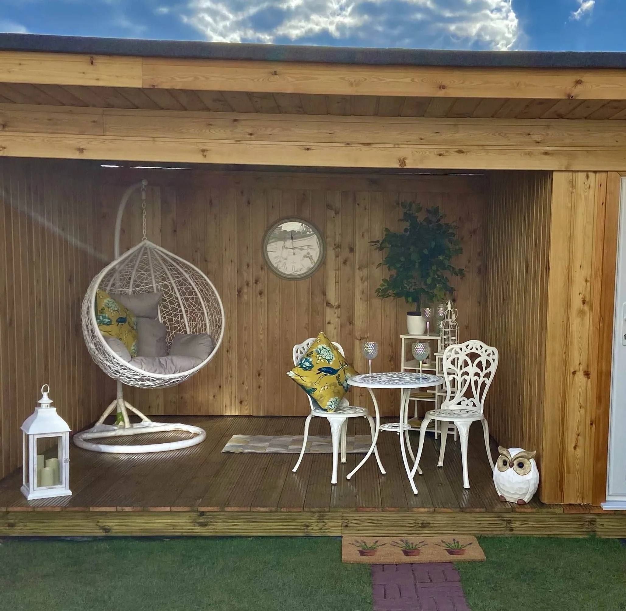 Tulip Bistro 2 Seater Set - White - Image 11