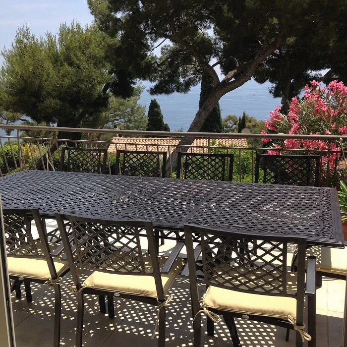 Vanessa Table 10 Seater Set - Antique Bronze - Image 12