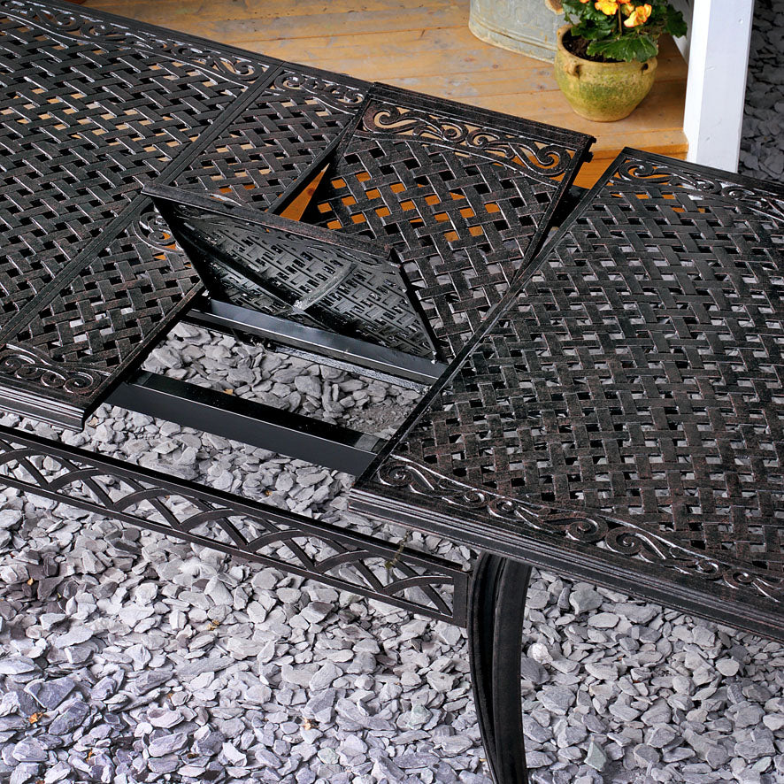 Vanessa Table 10 Seater Set - Antique Bronze - Image 14