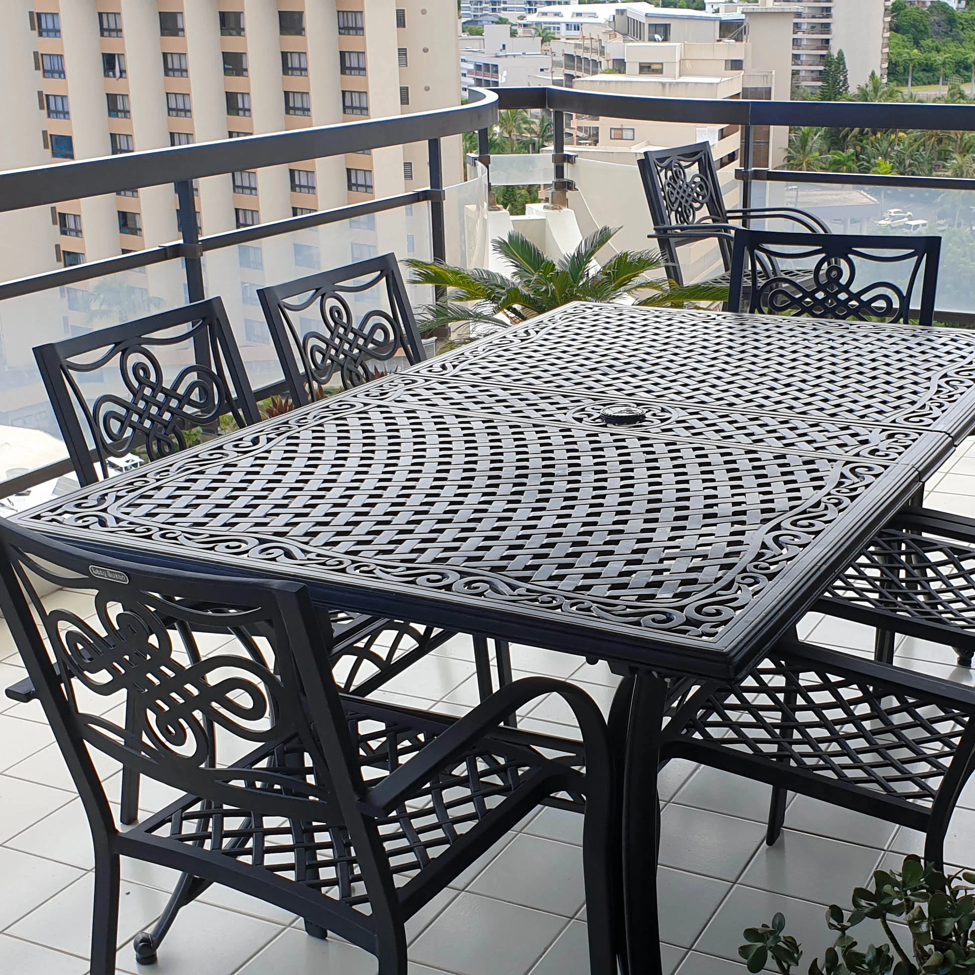 Vanessa Table 10 Seater Set - Antique Bronze - Image 8